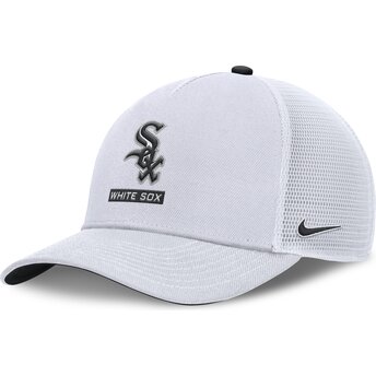 Cap izliekta white snapback Primetime Dri-Fit Rise Structured no Chicago White Sox MLB no Nike