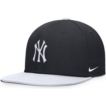 Cap plakana navy blue snapback bērniem Dri-Fit Pro Structured Square Bill no New York Yankees MLB no Nike