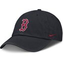 gebogene-marineblaue-verstellbare-kappe-fur-kinder-club-unstructured-organic-cotton-von-boston-red-sox-mlb-von-nike