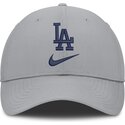 cap-izliekta-gray-adjustable-strap-primetime-club-structured-uv-poly-ripstop-no-los-angeles-dodgers-mlb-no-nike