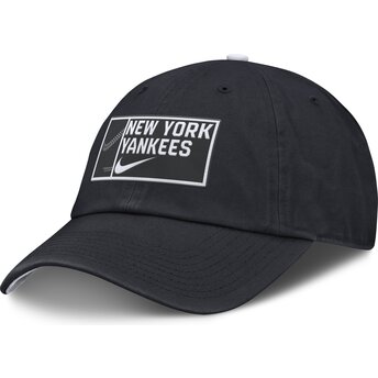 Cap izliekta navy blue adjustable strap Primetime Club Unstructured Organic Cotton no New York Yankees MLB no Nike