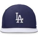 cepur-plakana-zils-snapback-berniem-dri-fit-pro-structured-square-bill-no-los-angeles-dodgers-mlb-no-nike