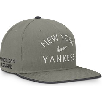 Cepur plakana zaļš snapback Dri-Fit Pro Structured Square Bill no New York Yankees MLB no Nike