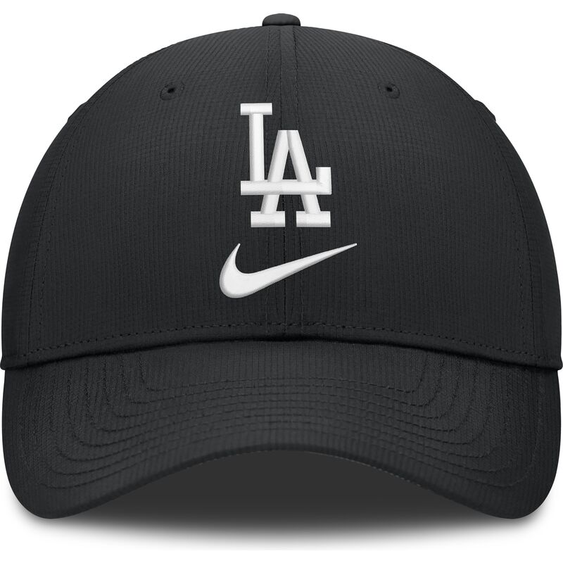 cepur-izliekta-melns-regulejama-lente-primetime-club-structured-uv-poly-ripstop-no-los-angeles-dodgers-mlb-no-nike