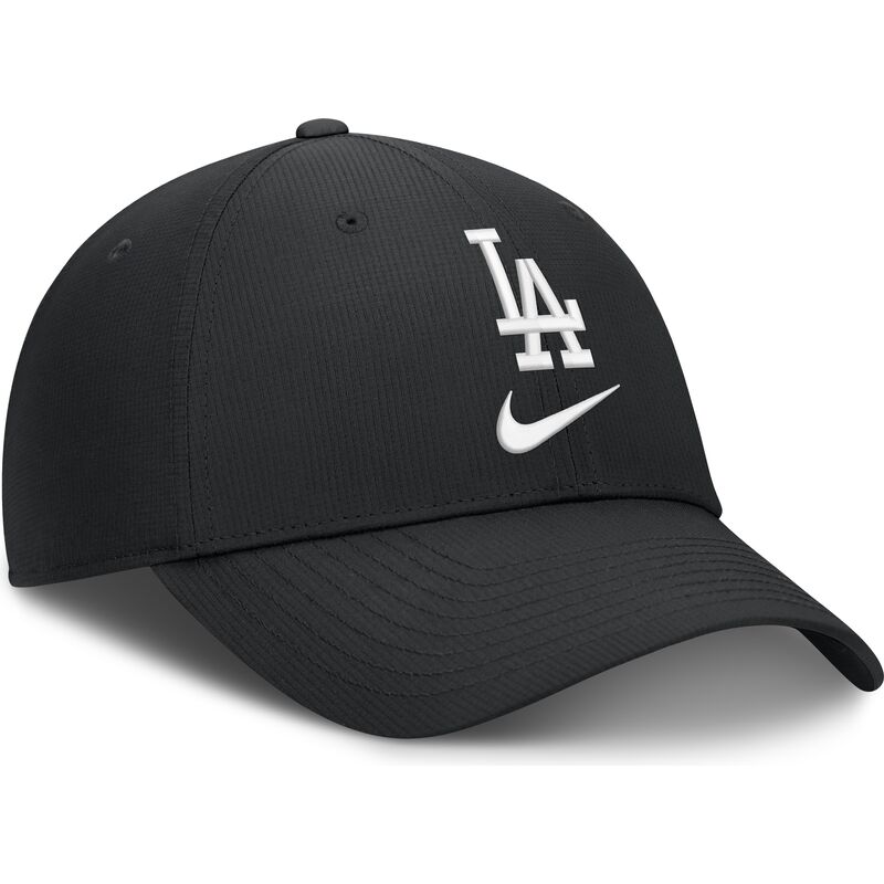 cepur-izliekta-melns-regulejama-lente-primetime-club-structured-uv-poly-ripstop-no-los-angeles-dodgers-mlb-no-nike