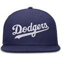 cepur-plakana-zils-pieguloss-dri-fit-true-structured-round-bill-no-los-angeles-dodgers-mlb-no-nike