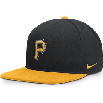 Cap plakana black snapback Dri-Fit Pro Structured Square Bill no Pittsburgh Pirates MLB no Nike
