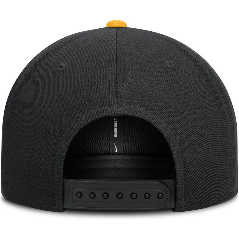 schwarze-und-gelbe-flache-snapback-kappe-dri-fit-pro-structured-square-bill-der-pittsburgh-pirates-mlb-von-nike