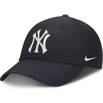 Cepur izliekta tumši zils regulējams Club Structured UV Poly Ripstop no New York Yankees MLB no Nike