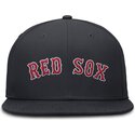 cap-plakana-navy-blue-ajustada-dri-fit-true-structured-round-bill-no-boston-red-sox-mlb-no-nike