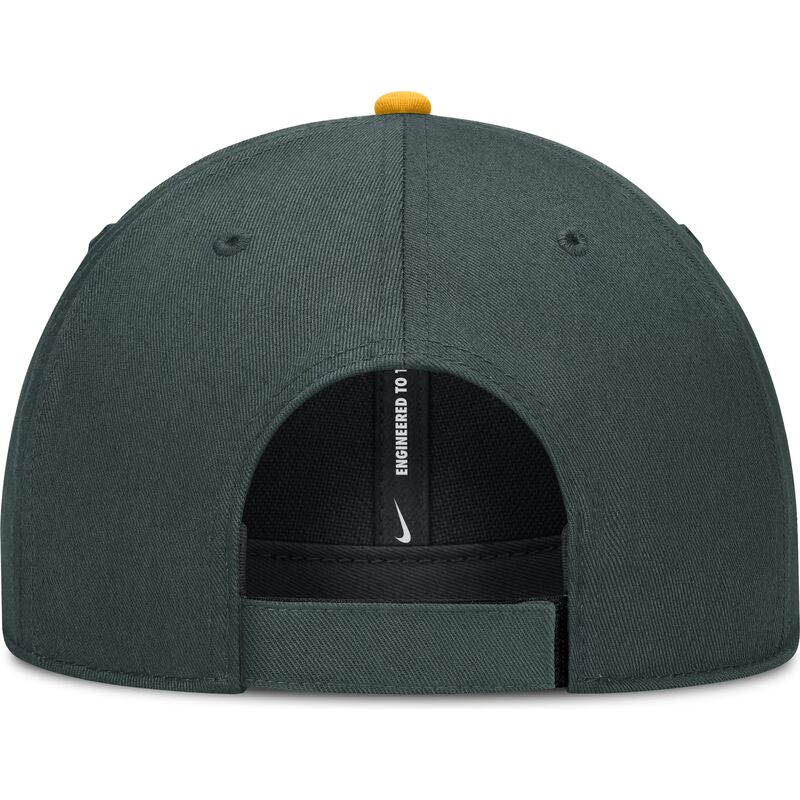 cepur-izliekta-zals-regulejama-lente-dri-fit-club-structured-no-oakland-athletics-mlb-no-nike
