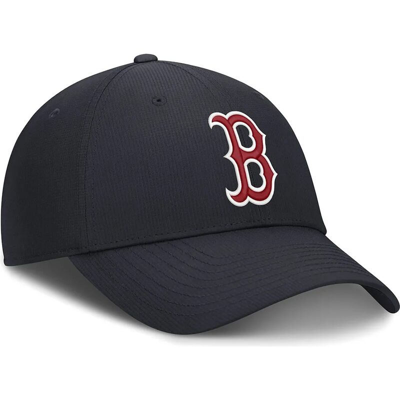 cap-izliekta-navy-blue-adjustable-strap-club-structured-uv-poly-ripstop-no-boston-red-sox-mlb-no-nike
