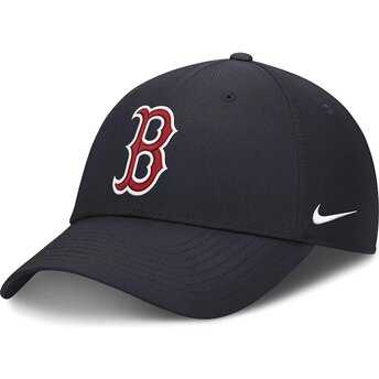 Cap izliekta navy blue adjustable strap Club Structured UV Poly Ripstop no Boston Red Sox MLB no Nike