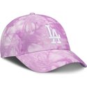violette-verstellbare-gebogene-kappe-mothers-day-club-unstructured-organic-cotton-der-los-angeles-dodgers-mlb-von-nike