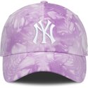 cap-izliekta-violet-adjustable-strap-mothers-day-club-unstructured-organic-cotton-no-new-york-yankees-mlb-no-nike
