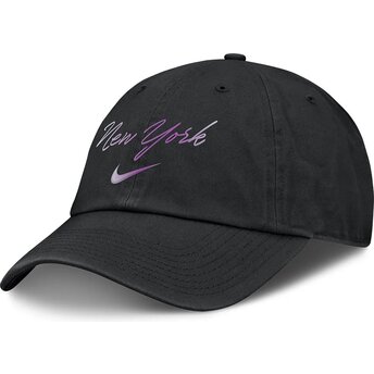 Schwarze verstellbare gebogene Kappe Mothers Day Club Unstructured Organic Cotton der New York Yankees MLB von Nike