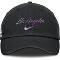 cap-izliekta-black-adjustable-strap-mothers-day-club-unstructured-organic-cotton-no-los-angeles-dodgers-mlb-no-nike