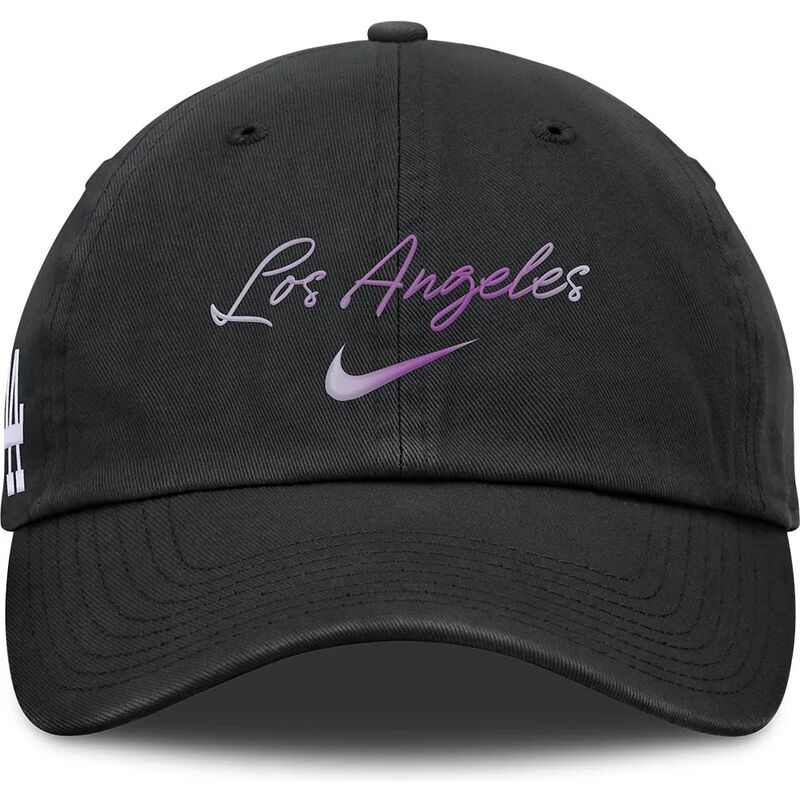 cap-izliekta-black-adjustable-strap-mothers-day-club-unstructured-organic-cotton-no-los-angeles-dodgers-mlb-no-nike