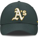 cap-izliekta-green-adjustable-strap-club-structured-uv-poly-ripstop-no-oakland-athletics-mlb-no-nike