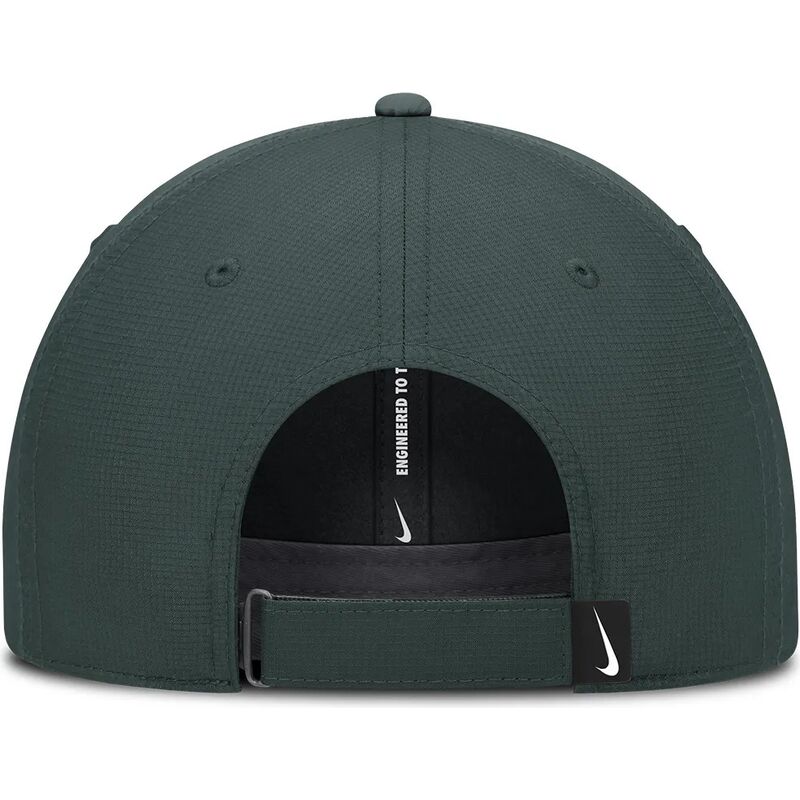 cap-izliekta-green-adjustable-strap-club-structured-uv-poly-ripstop-no-oakland-athletics-mlb-no-nike