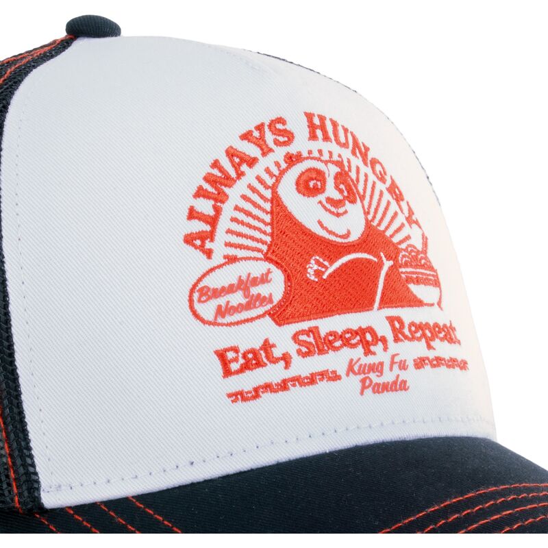 cepur-izliekta-truckeris-melns-snapback-always-hungry-kfp-takb-po-kung-fu-panda-no-capslab