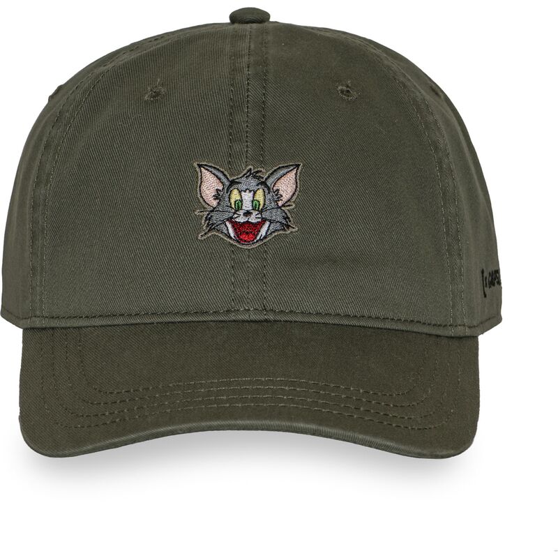 capslab-curved-brim-tom-taj8-catb-looney-tunes-green-adjustable-cap