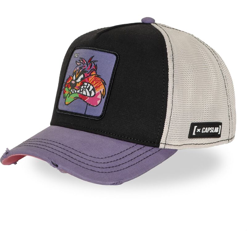 mehrfarbige-trucker-kappe-tasmanischer-teufel-loo13-pcttazb-looney-tunes-von-capslab