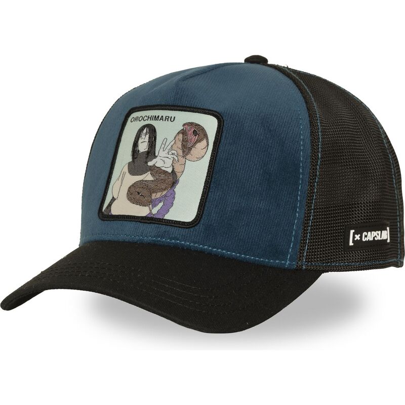 cap-izliekta-navy-blue-snapback-orochimaru-naruto-no-capslab