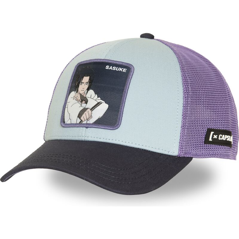 trucker-cap-blau-und-violett-mehrfarbig-sasuke-uchiha-ns6-sasb-naruto-von-capslab
