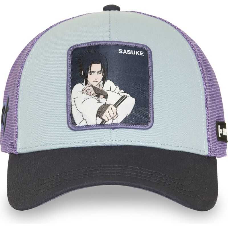 trucker-cap-blau-und-violett-mehrfarbig-sasuke-uchiha-ns6-sasb-naruto-von-capslab