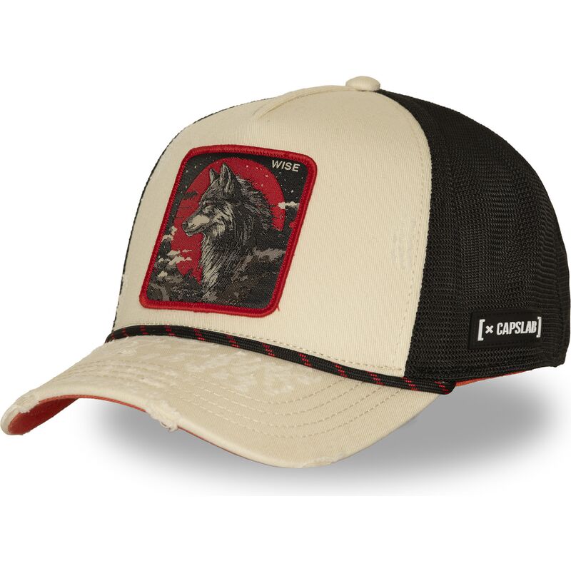 cap-izliekta-beige-snapback-wolf-beasts-no-capslab