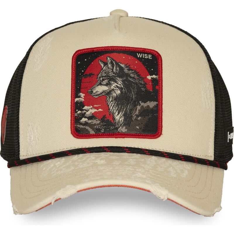 capslab-wolf-wise-bea3-wisb-beasts-beige-and-black-trucker-hat capslab-wolf-wise-bea3-wisb-beasts-beige-and-black-trucker-hat