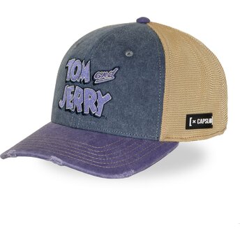Cap izliekta multicolor snapback Tom and Jerry Looney Tunes no Capslab