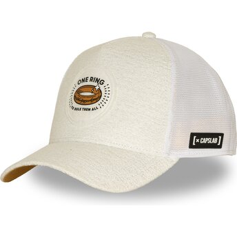 Cepur izliekta truckeris krēmkrāsa snapback LOTR2 PCTRINB Vienīgais Gredzens Gredzenu pavēlnieks no Capslab