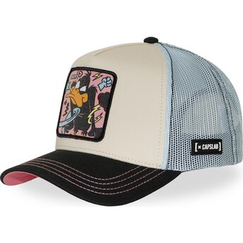 Cepur izliekta truckeris daudzkrāsains snapback LOO13 DAFB Duffy Duck Looney Tunes no Capslab
