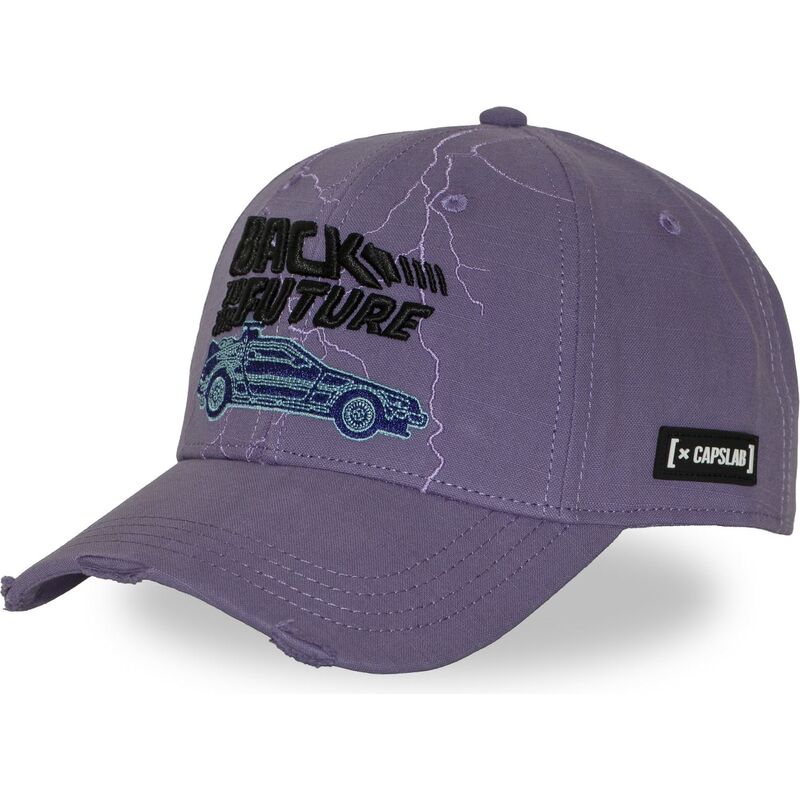 cap-izliekta-violet-snapback-dmc-delorean-back-to-the-future-no-capslab
