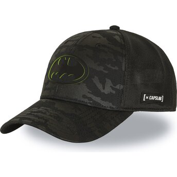 Cap izliekta camouflage snapback Batman DC Comics no Capslab