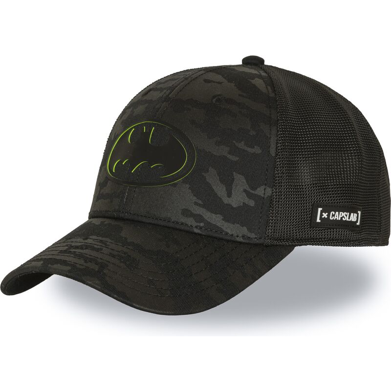 capslab-batman-dc11-logb-dc-comics-camouflage-and-black-trucker-hat capslab-batman-dc11-logb-dc-comics-camouflage-and-black-trucker-hat