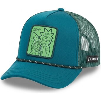 Cepur izliekta truckeris zaļš snapback REM7 CTFOAMDB Rick un Morty Riks un Mortijs no Capslab