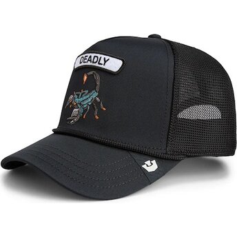 Cepur izliekta truckeris melns snapback GB2 Deadly Scorp The Rocker The Farm no Goorin Bros.