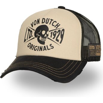Cepur izliekta truckeris bēšs snapback CREW28 no Von Dutch