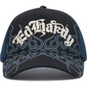 cepur-izliekta-truckeris-melns-snapback-flaming-no-ed-hardy