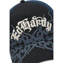 cepur-izliekta-truckeris-melns-snapback-flaming-no-ed-hardy