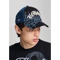 cepur-izliekta-truckeris-melns-snapback-flaming-no-ed-hardy