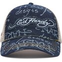 cepur-izliekta-truckeris-tumsi-zils-snapback-don-denim-no-ed-hardy