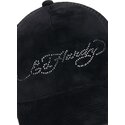 cepur-izliekta-truckeris-melns-snapback-core-silver-diamante-velour-no-ed-hardy