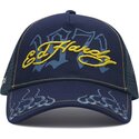 cepur-izliekta-truckeris-tumsi-zils-snapback-1971-no-ed-hardy