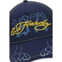 cepur-izliekta-truckeris-tumsi-zils-snapback-1971-no-ed-hardy