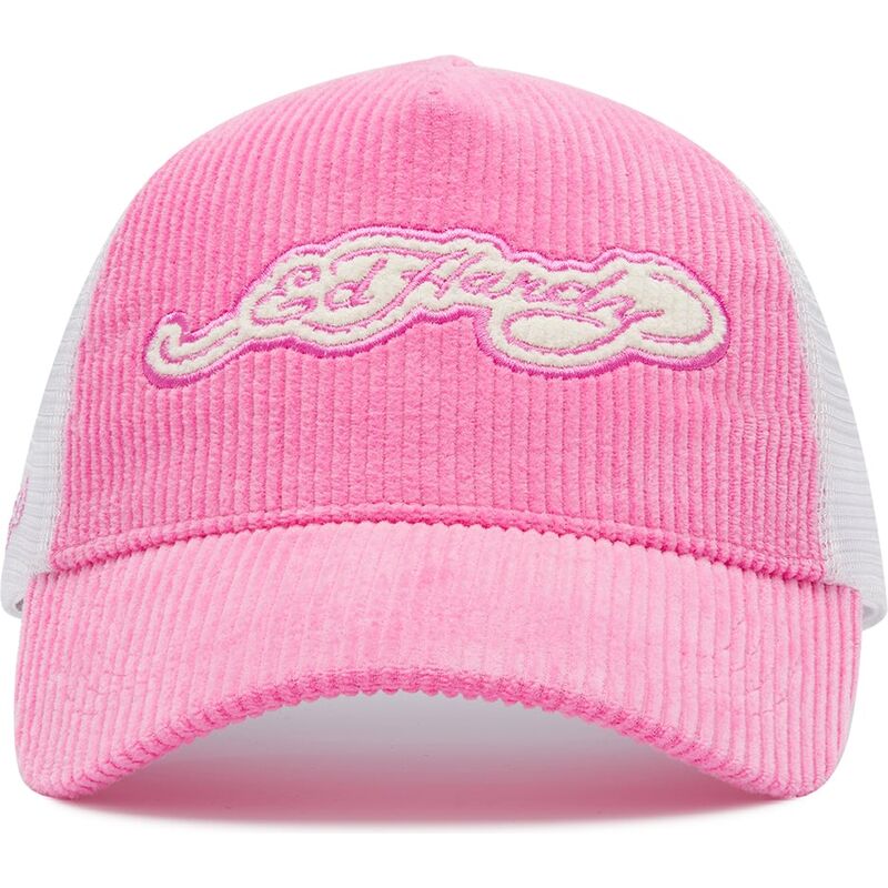 cepur-izliekta-truckeris-roza-snapback-embroidery-applique-cord-no-ed-hardy