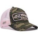cepur-izliekta-truckeris-maskesanas-snapback-rosa-1971-no-ed-hardy